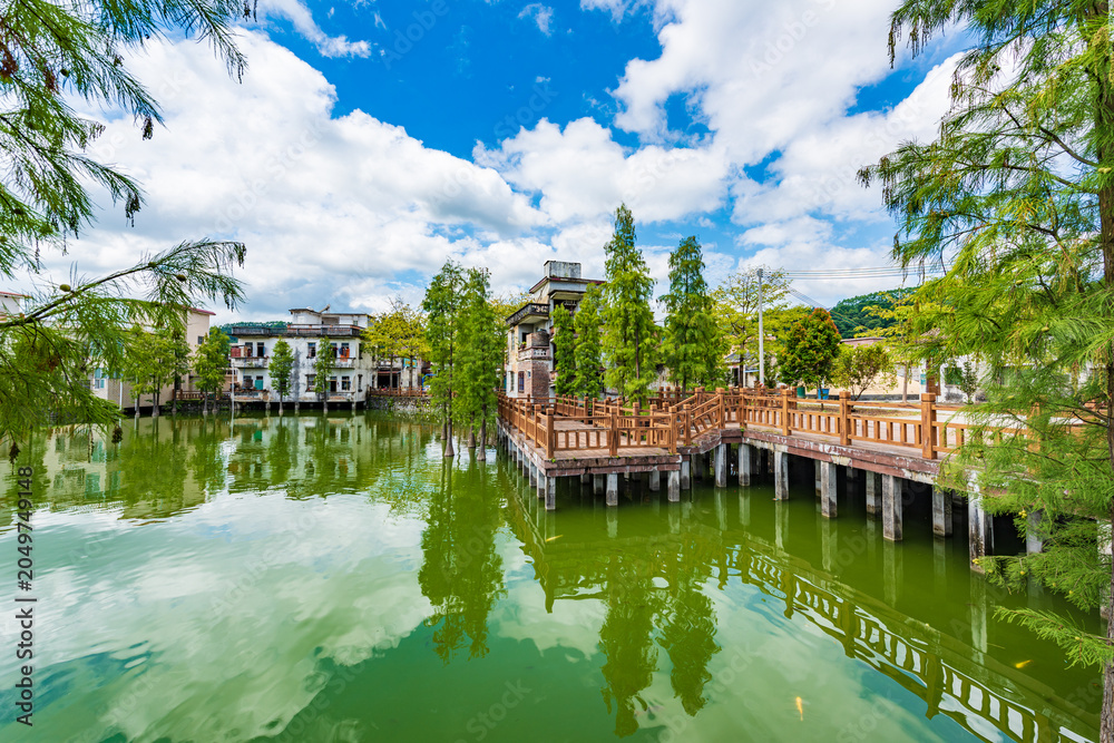 Fototapeta premium Shangyue Ancient Village, Fogang County, Qingyuan City, Guangdong Province