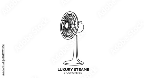 Luxury Electric Standing Fan Design.