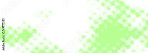Tableau sur toile Abstract green pop art background featuring vintage comic dot textures and crisp white negative space for creative marketing and graphic design projects