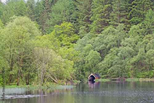 Photos A boathouse on a Scottish Loch.