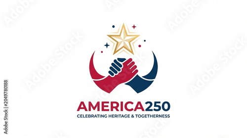 America250 Unity Hands Icon
