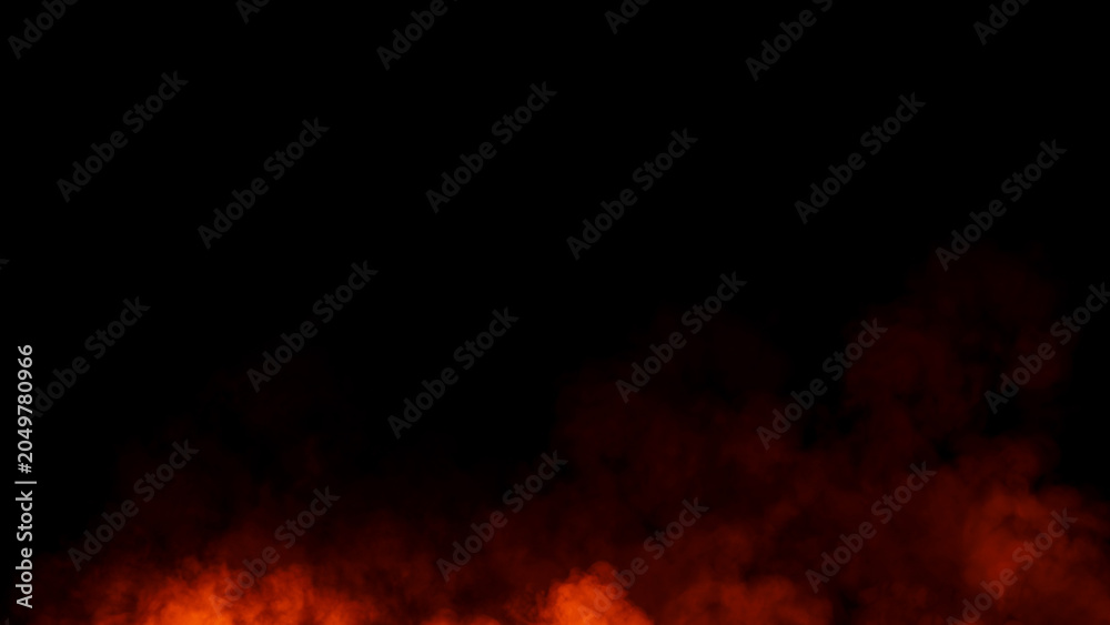 Obraz premium Fog and mist effect on black background. Smoke texture overlays. Design element.