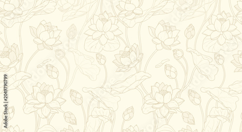 Elegant Floral Pattern with Delicate Rose Motifs.