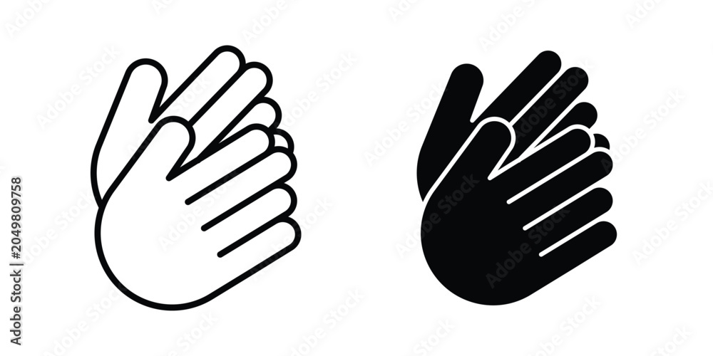 Fototapeta premium Clap icon