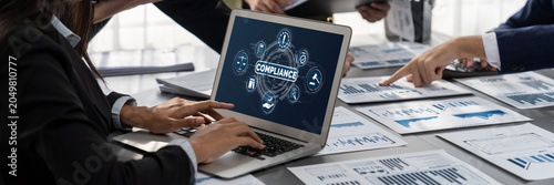 Foto Compliance system for brisk online corporate business to meet quality standard