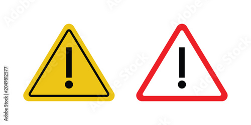 Canvastavla Alert sign