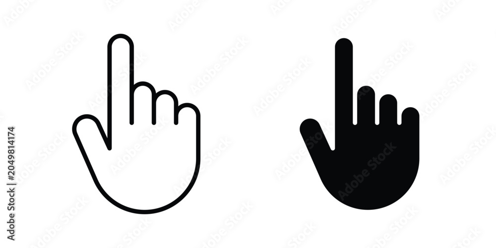 Obraz premium Finger icon