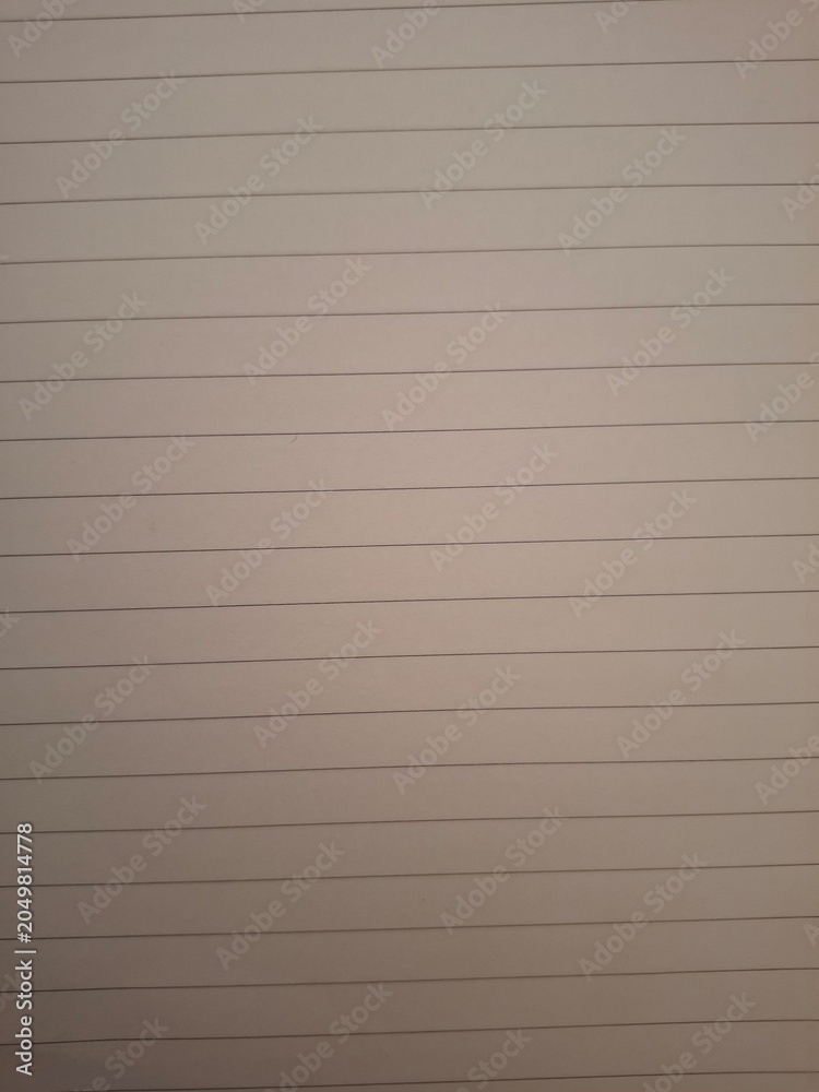 Naklejka premium Blank Lined Notebook Paper Texture