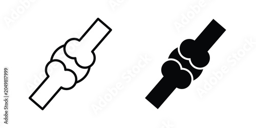 Tableau sur toile Joint icon