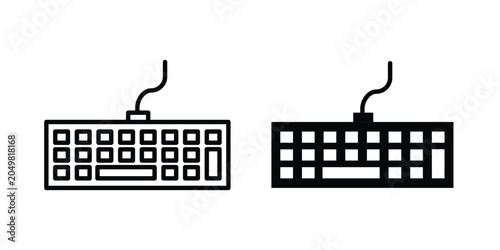 Quadro su tela Keyboard icon