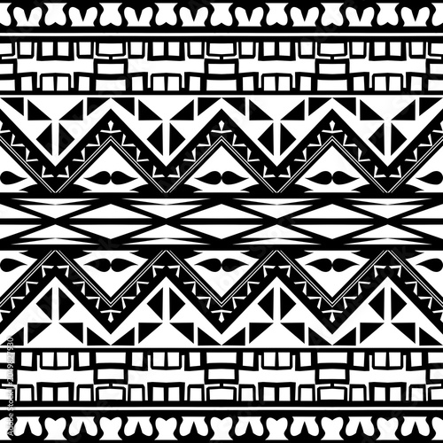 black and white seamless geometric pattern