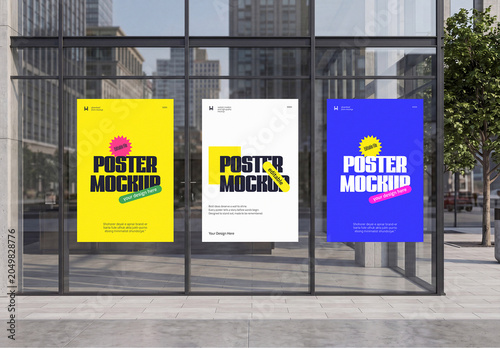Outdoor Street Poster Mockup