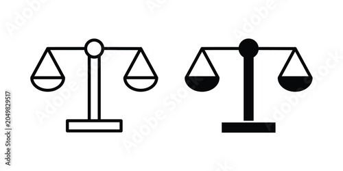Obraz na płótnie Scale icon