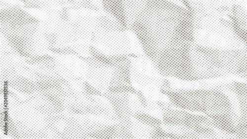 Halftone crumpled paper texture dotted grain retro comic pop-art background