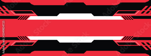 Futuristic Mecha Gaming Wallpaper with Black and Red Featuring High-Contrast Aesthetic.