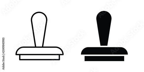 Tableau sur toile Stamp icon