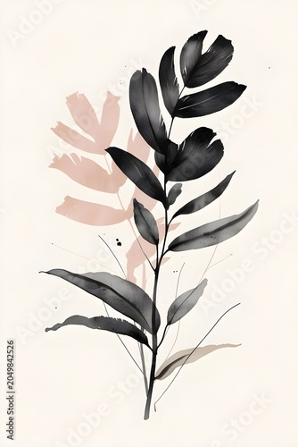black and white rose