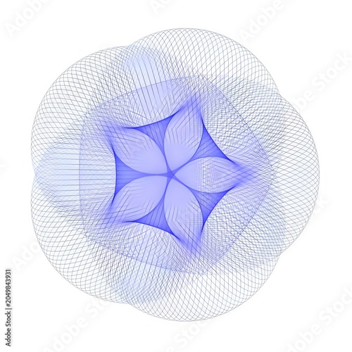 blue flower icon