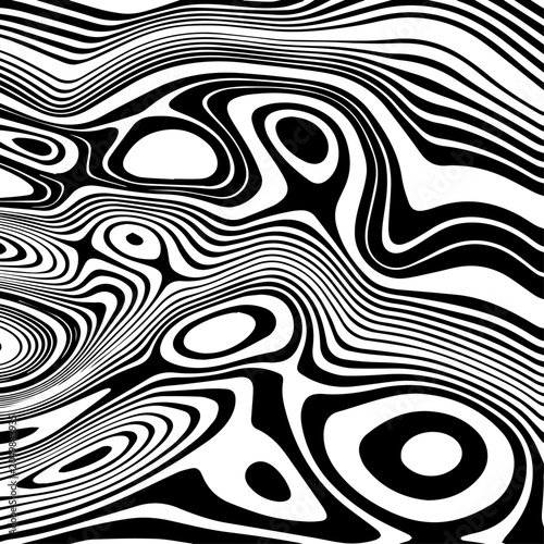 Monochrome Abstract Surface Pattern Inspired by Natural Formations