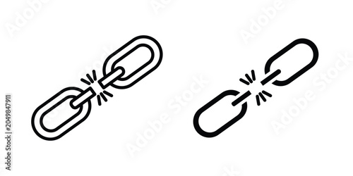Tableau sur toile Weakness icon