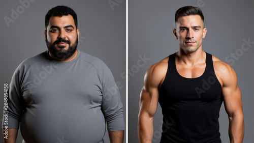Body transformation portrait showing reduction in excess weight increased fitness confidence and commitment to healthier daily habits