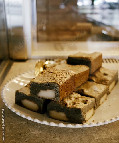 Brownies in the refrigerator
