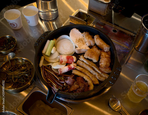 Korean-style grilled tripe