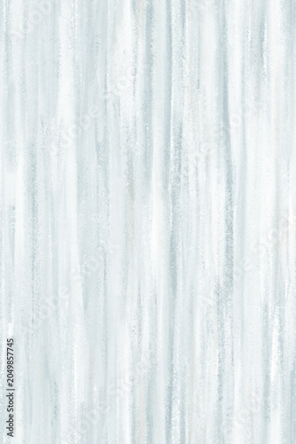 Seamless Hand Painted Vertical Texture Background with Soft Coastal Stripe Effect in Pale Blue and White