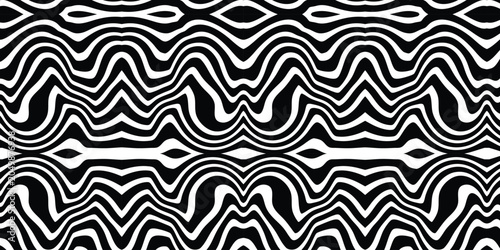 Obraz na płótnie Abstract Radial Spiral Illusion Pattern