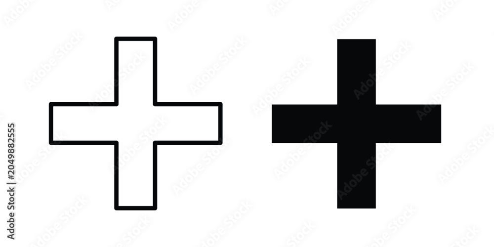 Fototapeta premium Plus Icon