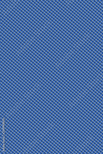 Blue geometric pattern with textured diamond shapes in grid layout  