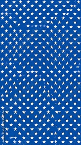 A blue background densely filled with small white stars