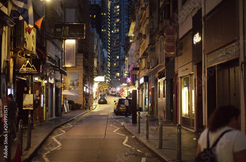 street in the night city