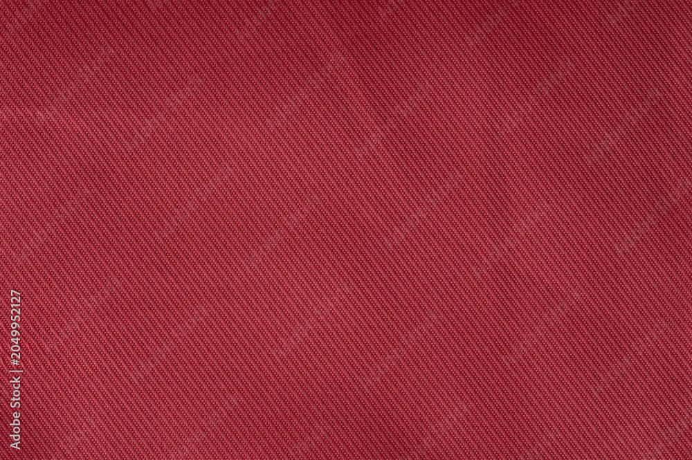 Fototapeta premium Clean red cloth texture material