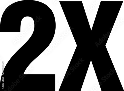 Foto Double Multiplier Icon 2x
