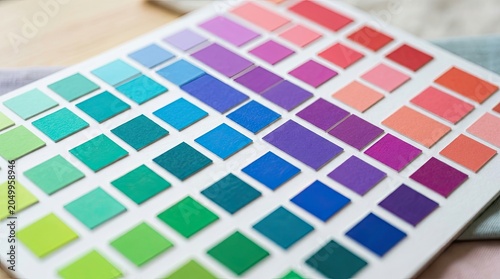 Color Palette Swatches for Design and Art Projects.