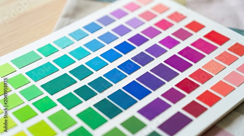Color Palette Swatch Book for Design and Art Projects.