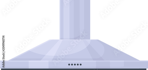 фотографія Kitchen extractor hood vector illustration providing ventilation and clean air w