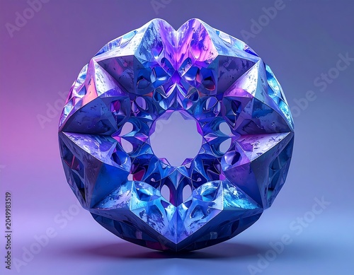 Geometric Jewel Object.