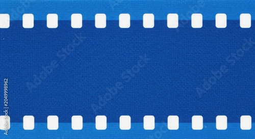Blue film strip negative border texture