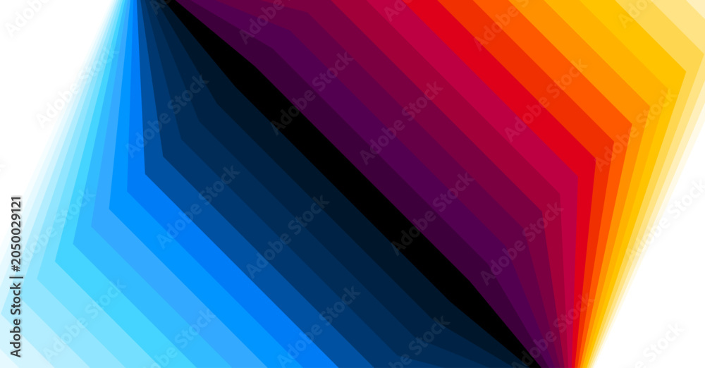 Obraz premium Colorful geometric flat line technology abstract background