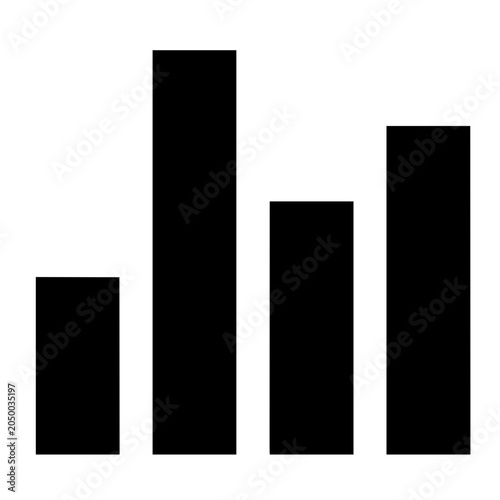 Contemporary growth performance metric index chart element for economic evaluation and company annual reviews