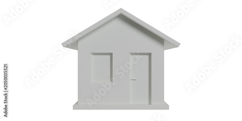 3D Home house object high-resolution High-quality rendering PNG white

