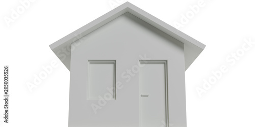 3D Home house object high-resolution High-quality rendering PNG white
