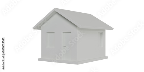 3D Home house object high-resolution High-quality rendering PNG white
