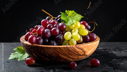 Grapes Bowl Still Life.