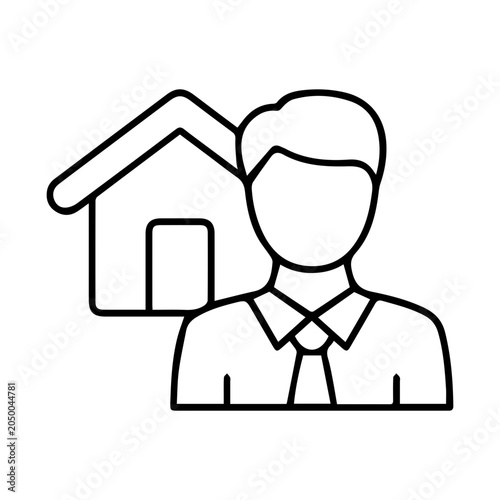 Real Estate Agent Icon