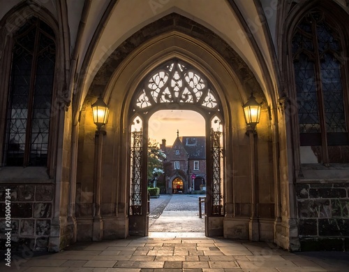 Gothic Archway Entrance.