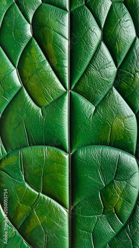 Green Leaf Tile Texture.