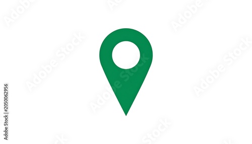 Green Location Pin.